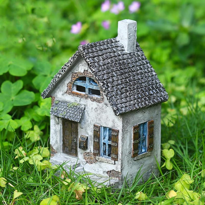 Toyvian Gartenhaus Dekorationen Kleines Haus Elegantes Gartenhaus Form Weihnachtsdekor Ornament Klei