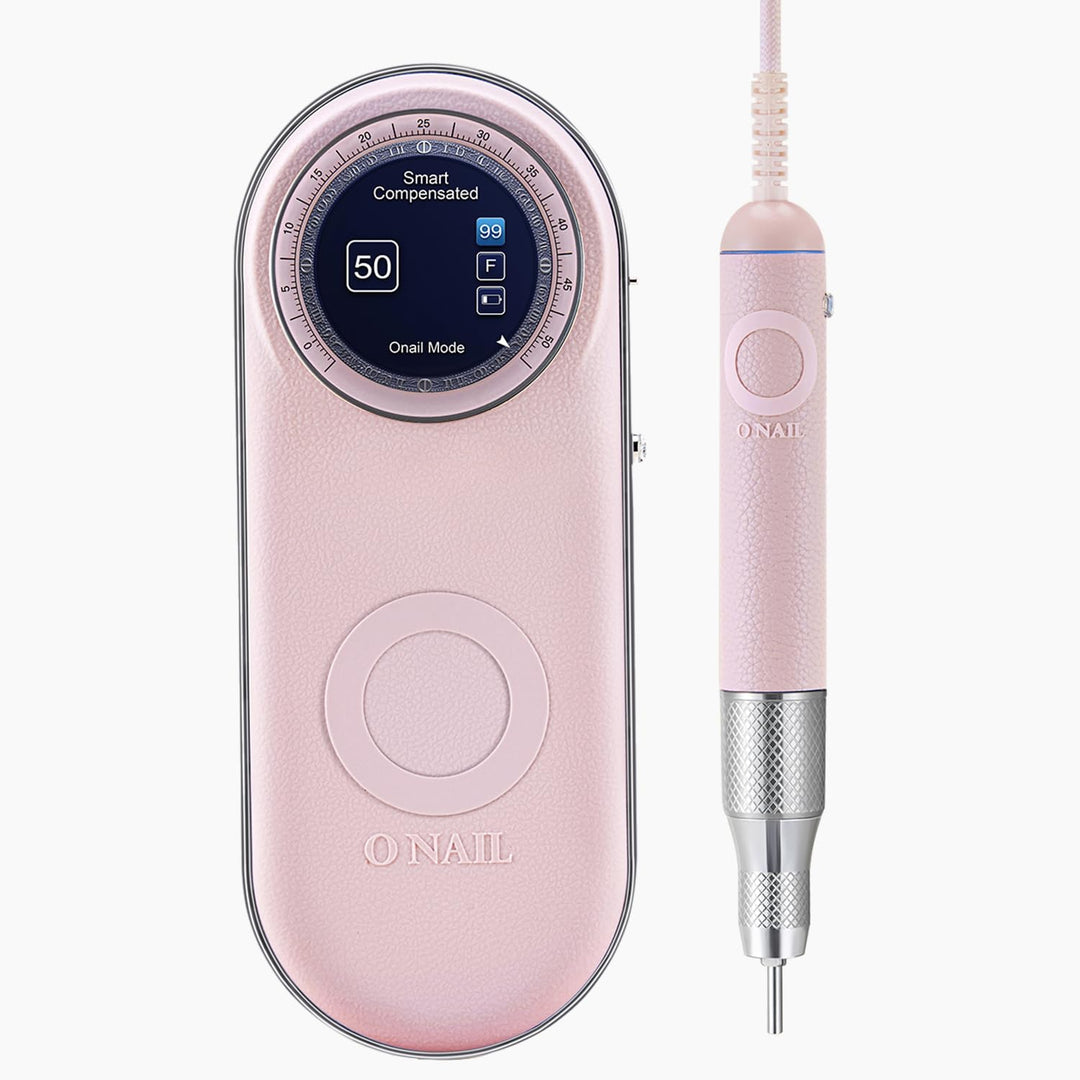 Professioneller Elektrischer Nagelbohrer 50000 U/min – O NAIL Maniküre Set mit LCD-Display, Fräsaufs