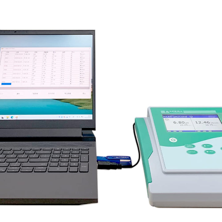 Apera Instruments PC910 pH-/Leitfähigkeits-Labor-Messgerät (pH-Messbereich 0 bis 14,00; Leitfähigkei