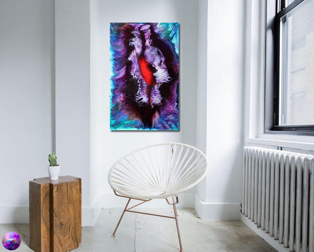 Gemälde Abstrakte Malerei Original - moderne hochglanz Wandbilder XXL - Resin Art Kunst Bild Harz Un