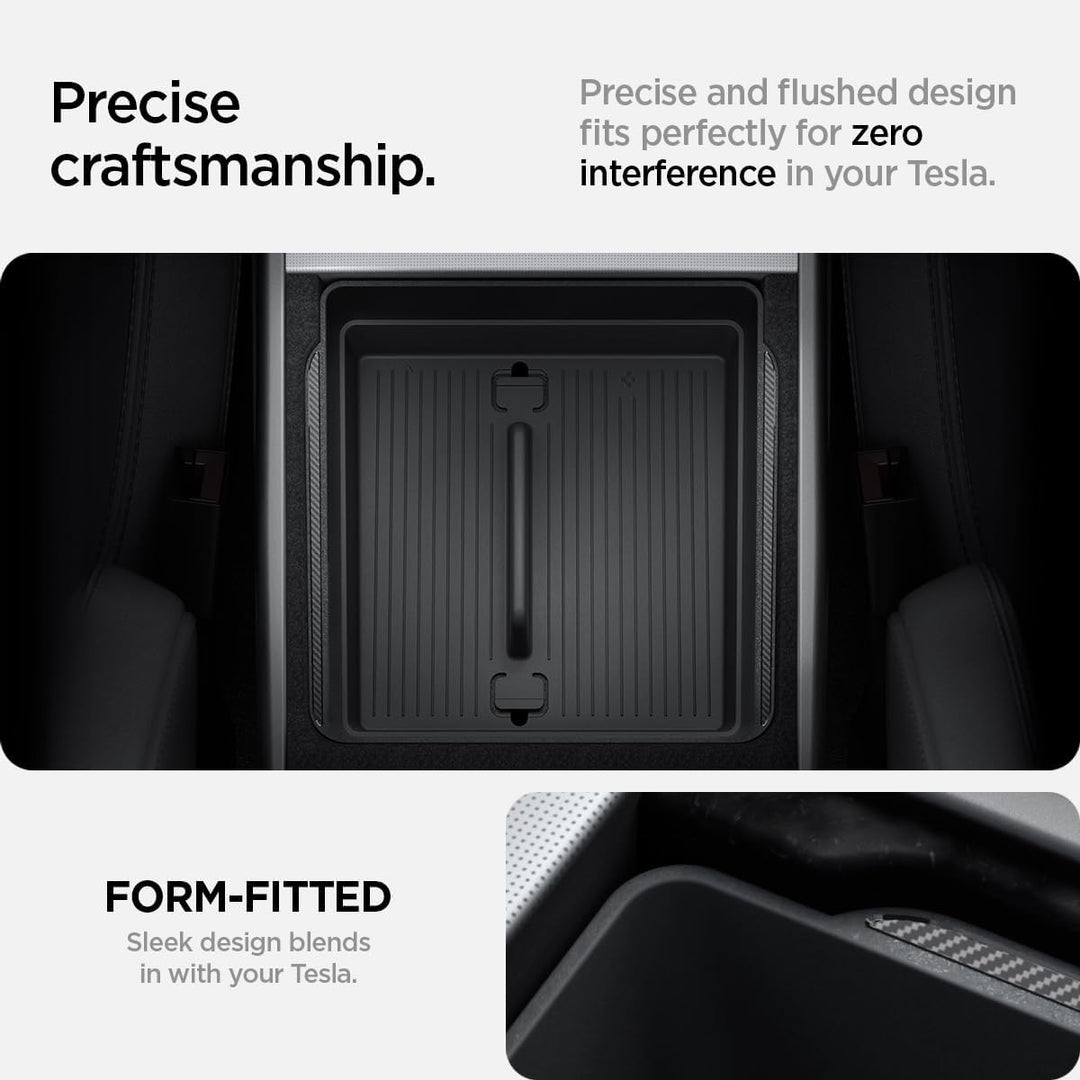 Spigen Tesla Model Y Juniper 2025 2026 Model 3 Highland 2024 2025 Armlehnen Konsole Organizer Entwor