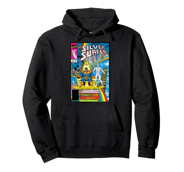 Marvel The Silver Surfer Thanos's Guide To The Galaxy Comic Pullover Hoodie