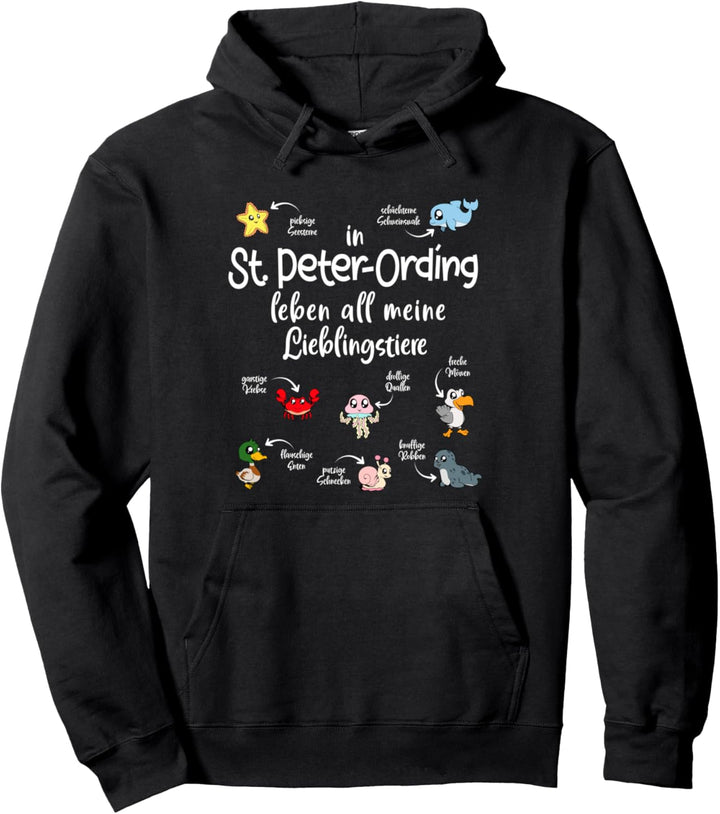 Meine Lieblingstiere in St. Peter-Ordíng Pullover Hoodie