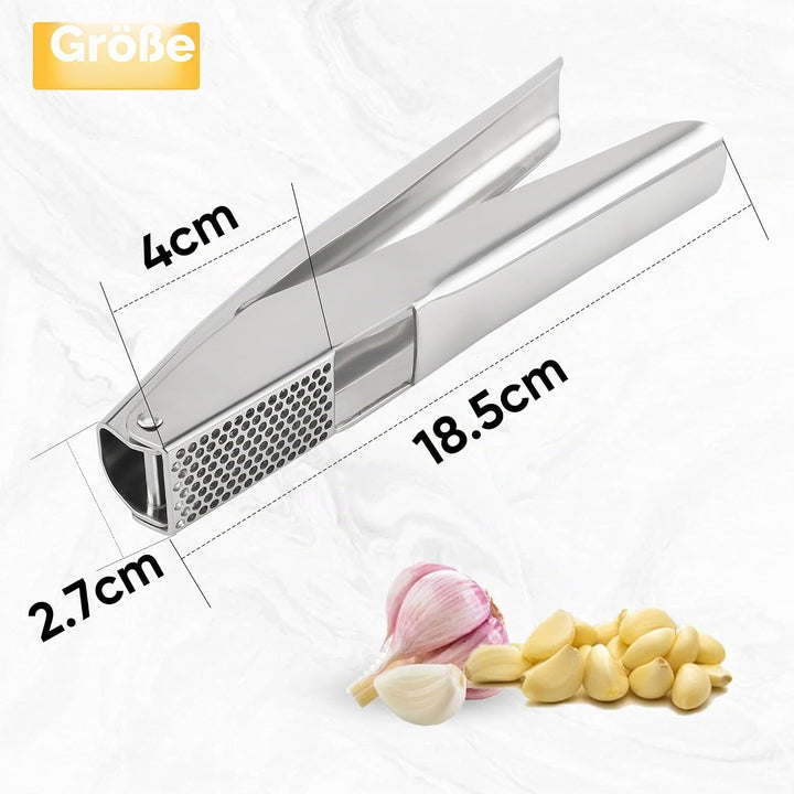 Knoblauchpresse Garlic Crusher Knoblauchschneider Ingwer Presse Knoblauchpresse Edelstahl für Küche