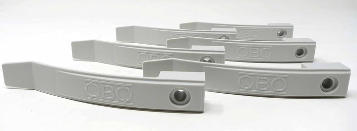 OBO Kabelklemme Grosse Verpackung 1x8 NYM3x1,5 RAL 7035 Polyamid, PA Marke, Grau