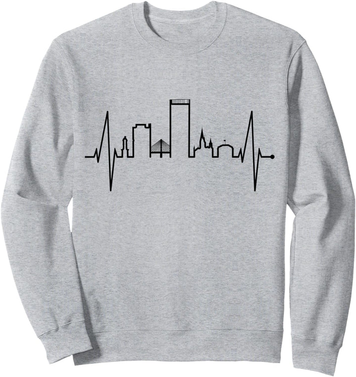 Bonn Skyline Herzschlag NRW Ich Liebe Meine Bundesstadt Bonn Sweatshirt