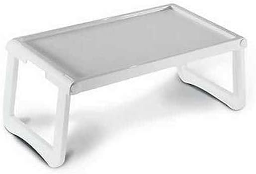 Giganplast Tablett für Frühstück im Bett, Kunststoff, Weiss
