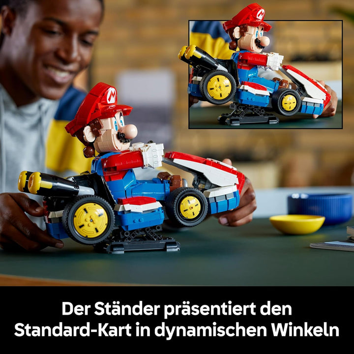 LEGO Super Mario: Mario Kart: Mario & Standard-Kart – Nintendo Figur und baubares Auto für Gaming-Fa