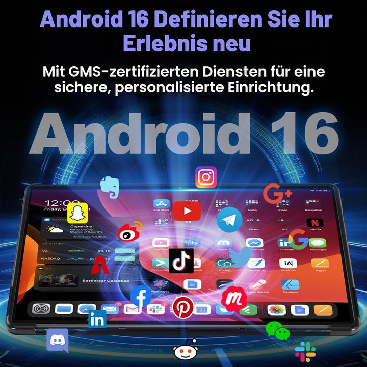jumper 15,4 Zoll Tablet, Android 15 Tablet mit Helio G99 Octa-Core Prozessor(bis zu 2,2 GHz), Gaming