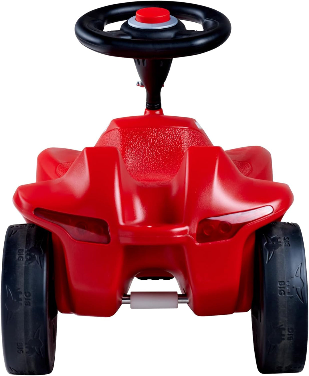 BIG-Bobby-Car-Neo Rot - Rutschfahrzeug für drinnen und draussen, Kinderfahrzeug mit Flüsterreifen im
