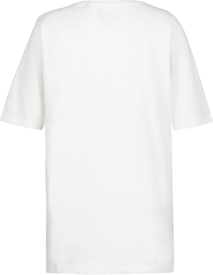 Ulla Popken Damen Basic, Rundhals T-Shirt 54-56 Schneeweiss, 54-56 Schneeweiss