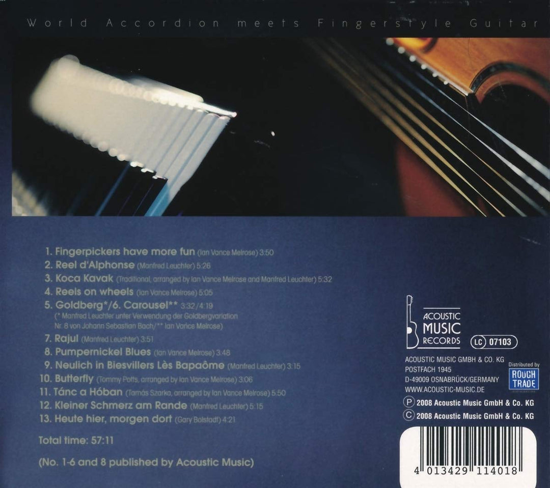 Vis-A-Vis, Audio-CD