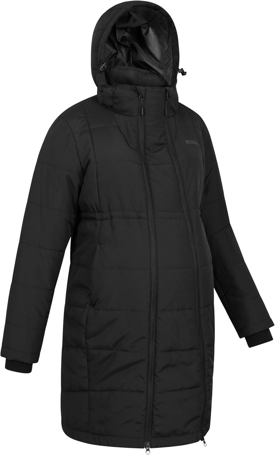 Mountain Warehouse Amethyst Lange Damen Umstands-Steppjacke 40 Schwarz, 40 Schwarz