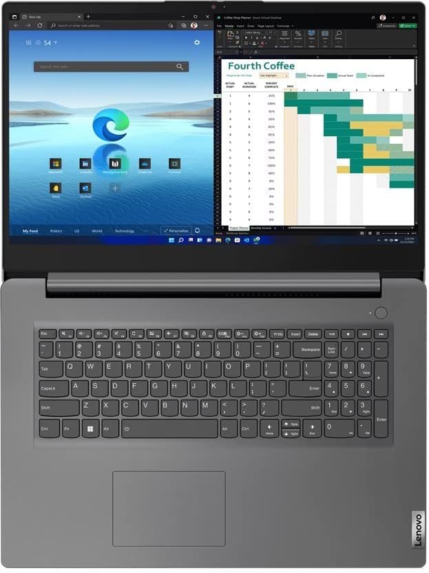 Lenovo (17,3 Zoll FullHD Notebook (Intel Core i5 1235U 12-Thread CPU 4.40 GHz, 24 GB DDR4, 1000 GB S