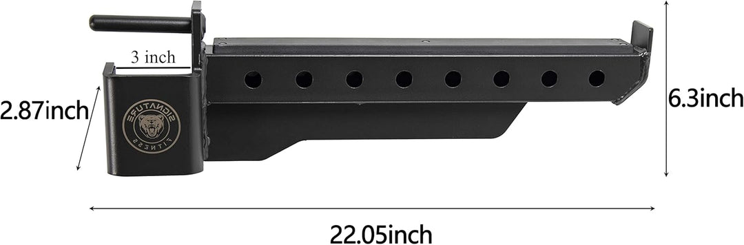 Signature Fitness SF-3 Power Cage Kniebeugenständer, 7,6 x 7,6 cm, inkl. J-Haken und Sicherheitsgurt