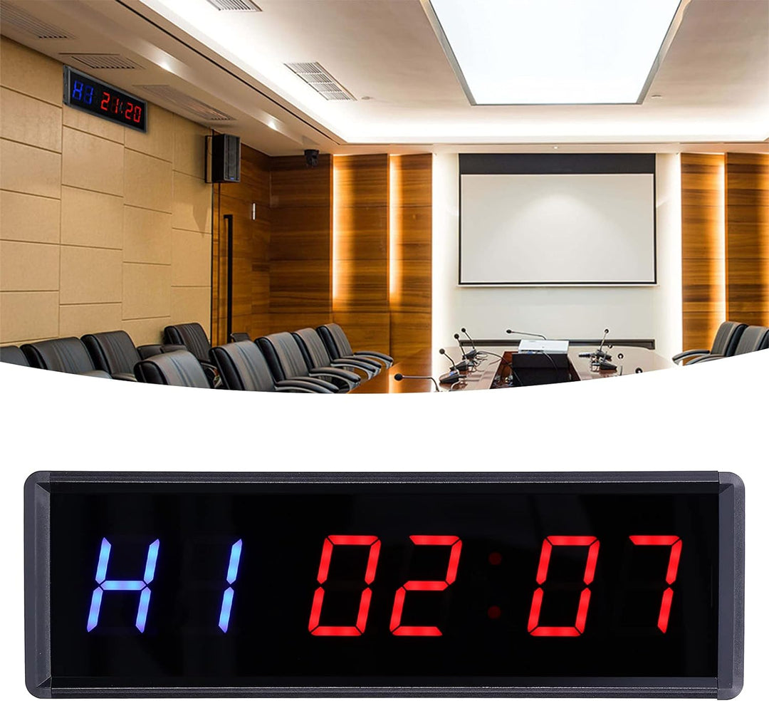 Fitness-Timer, LED-Intervall-Timer LED-Timer mit Fernbedienung für Home Gym Fitness