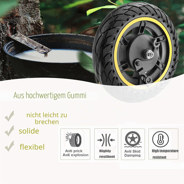 60/70-6,5 Vorderrad Solid Vollgummireifen mit Trommelbremse für Ninebot Max G30/G30 D2/G30E/G30LP El