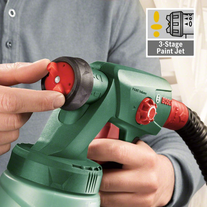 Bosch Home and Garden elektrisches Farbsprühsystem PFS 1000 (für Holzfarbe, im