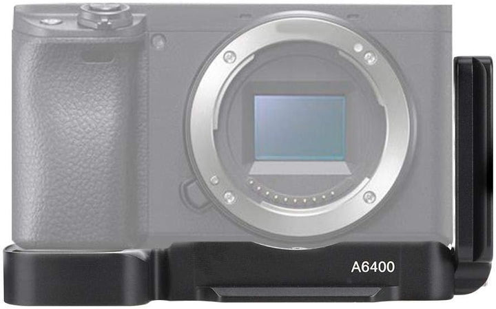Topiky L-Platte für Sony A6400, Aluminium-Schnellwechselplatte für vertikale Aufnahmen L-Halterung 3