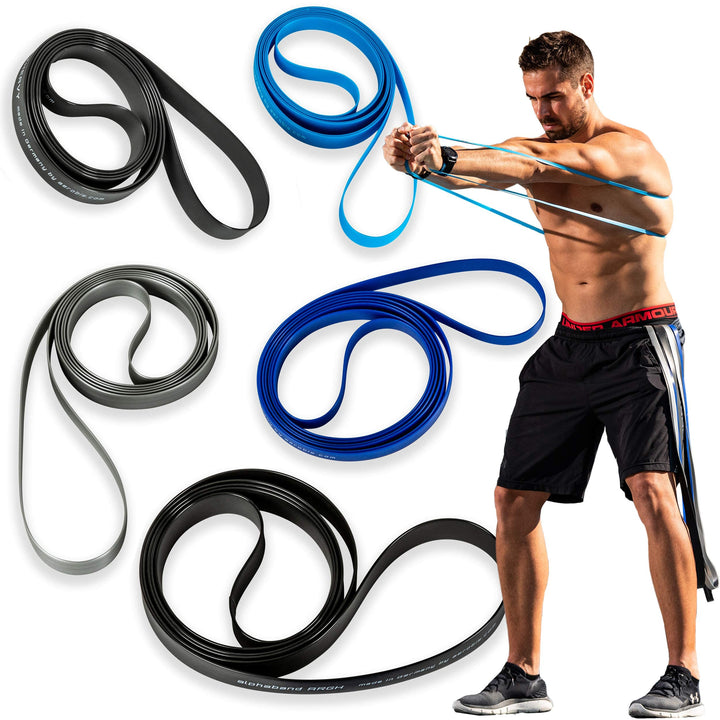 aerobis® alphaband Loop I Profi Fitnessband als 100 cm Ring I Loop Band für Sport &amp; Gymnastik I Wide