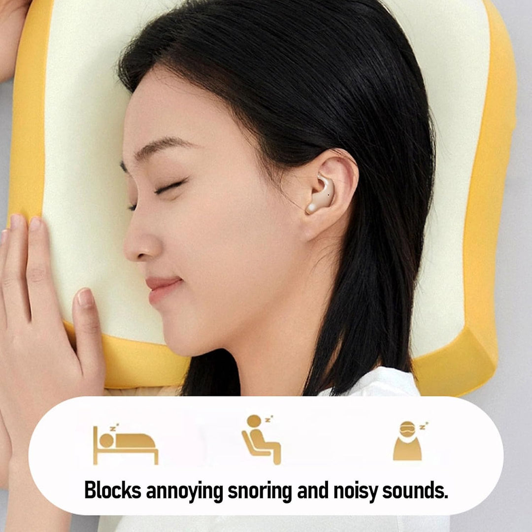 Fockety Unsichtbare Schlaf-Ohrhörer, Ultra Mini Bluetooth 5.3 Ohrhörer für Seitenschläfer, Kabellose
