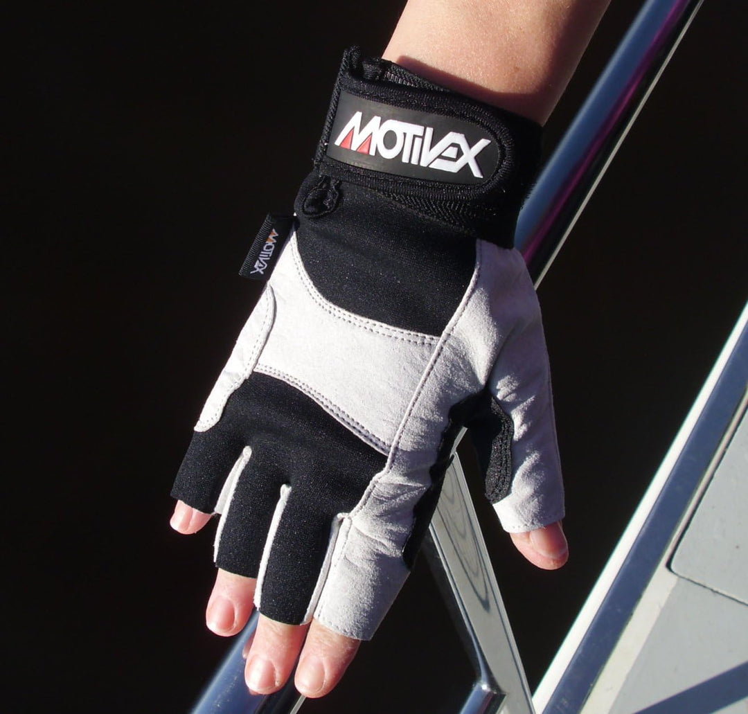 MOTIVEX Segelhandschuhe Rückseite Neoprene besonders griffig Grösse:XXS-XXXL