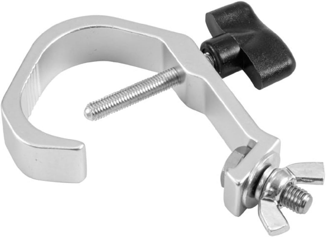 2 x Eurolite TH-22 SLIM silber Theaterhaken Scheinwerferhaken Montagehaken für 50 mm Rohr I Maximall
