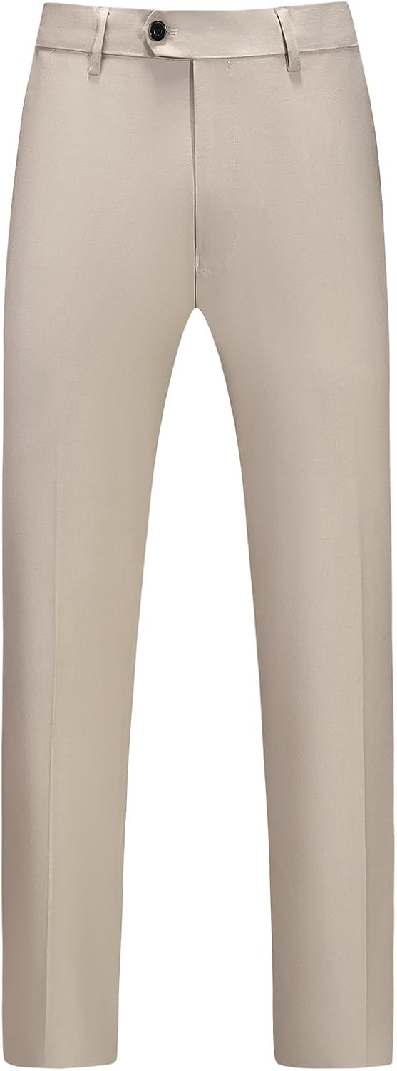 KUDMOL Herren Anzug 2 Stücke Slim Fit Anzug Business Hochzeit Formal Dinner Zwei Knöpfe Smoking Anzu