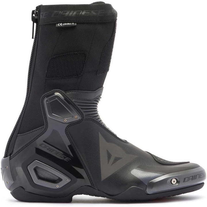 Dainese Motorradstiefel Axial 2 Boots Racing Stiefel, BLACK/BLACK, 44 EU 44 EU Schwarz, 44 EU Schwar