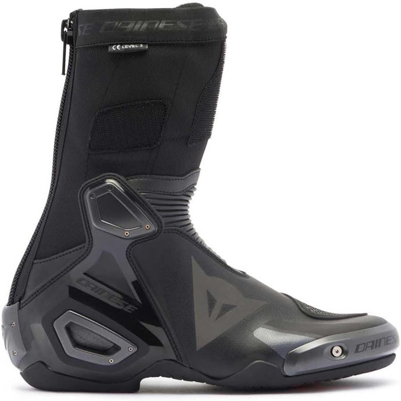 Dainese Motorradstiefel Axial 2 Boots Racing Stiefel, BLACK/BLACK, 44 EU 44 EU Schwarz, 44 EU Schwar
