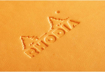 Rhodia 118468C Web Notebook (elfenbein,DIN A4, 21 x 29,7 cm, blanko, 90 g) 1 Stück orange Orange A4