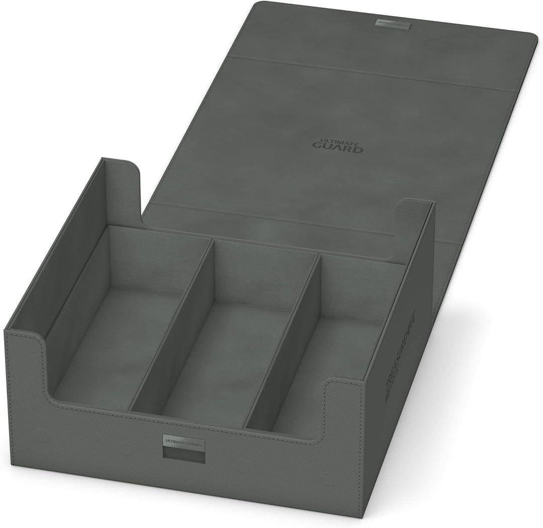 Ultimate Guard Unisex-Adult Treasurehive 90+ Xenoskin Kartenbox 252 x 252 x 125 mm Grau, 252 x 252 x