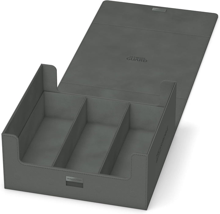 Ultimate Guard Unisex-Adult Treasurehive 90+ Xenoskin Kartenbox 252 x 252 x 125 mm Grau, 252 x 252 x