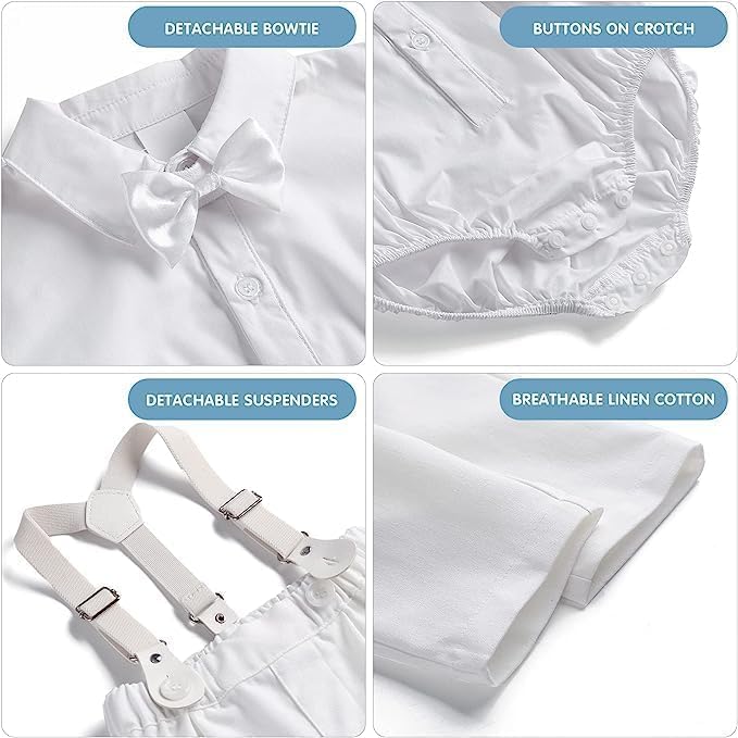 Booulfi Baby Kleidung Jungen 0-12 Monate Strampler Neugeborene Body Langarm Overall Winter Baby Erst