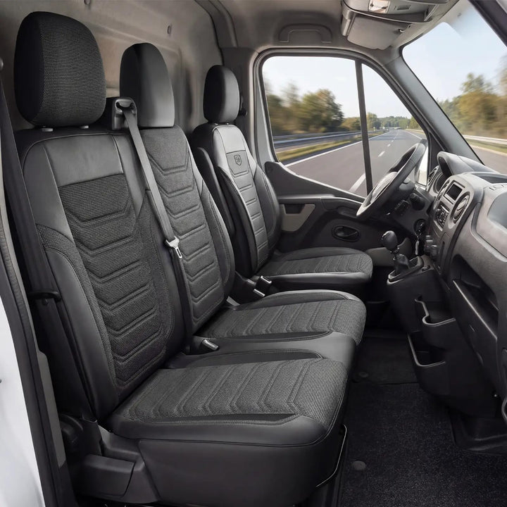 Autositzbezüge Universal 2+1 für Renault Master (2011-2023), Opel Movano (2011-2021) Nissan NV400(20