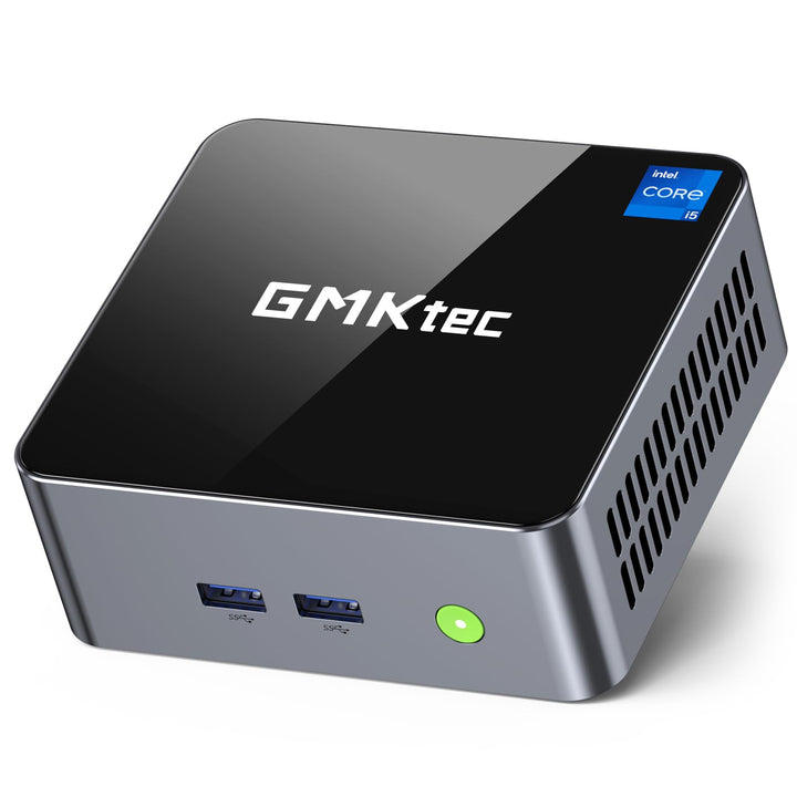 GMKtec Mini-PC Intel i5-12450H (Turbo 4,4 GHz) 16 GB (8x2) DDR4 3200 MHz 512 GB M.2 PCIe3.0 NVMe SSD