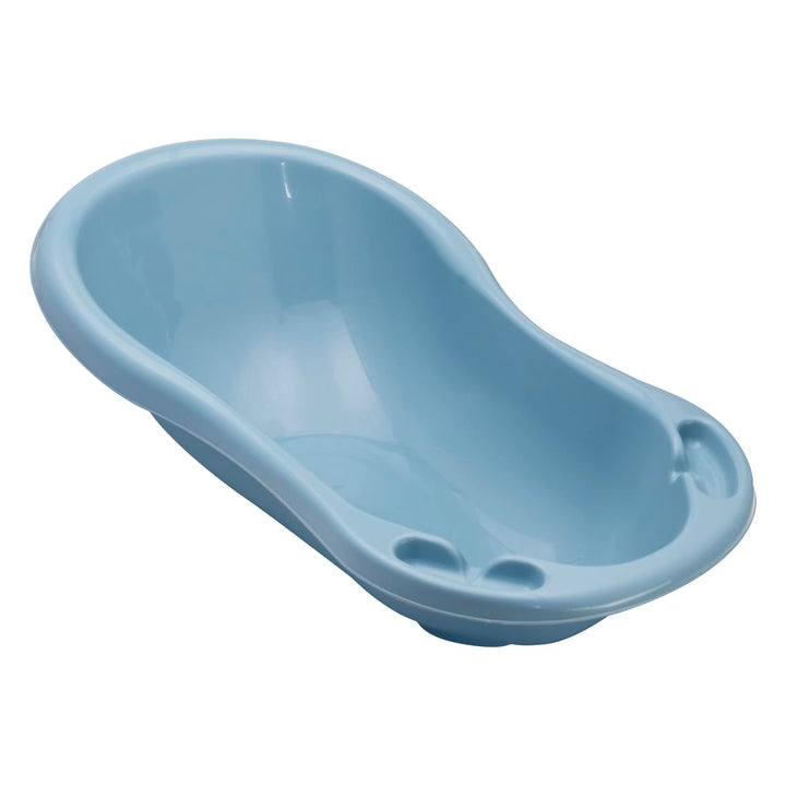 keeeper Ergonomische Babywanne mit Stöpsel, Ab 0 bis ca. 12 Monate, 84 x 49 x 29 cm, Maria Pure, Bla