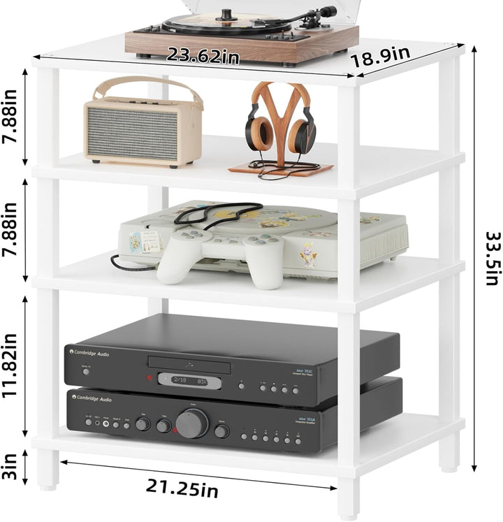 Kinder Bücherregal mit 5 Bücherdisplays und 4 Ablagefächer, Gross Holzfarbe Kinderregal Büchergestel