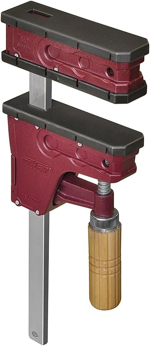 Piher Parallelzwinge Modell PRL 30cm Arbeitslänge 30cm Burgund, 30cm Burgund