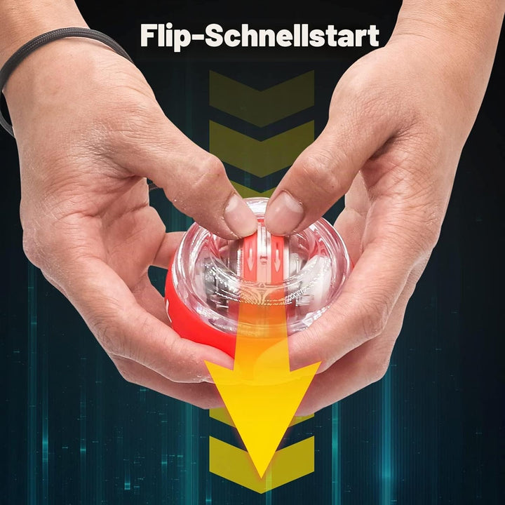 Handgelenktrainer-Ball, Auto-Start, Handgelenkstärker, Gyroskopischer Unterarm-Trainer, Gyro-Ball zu