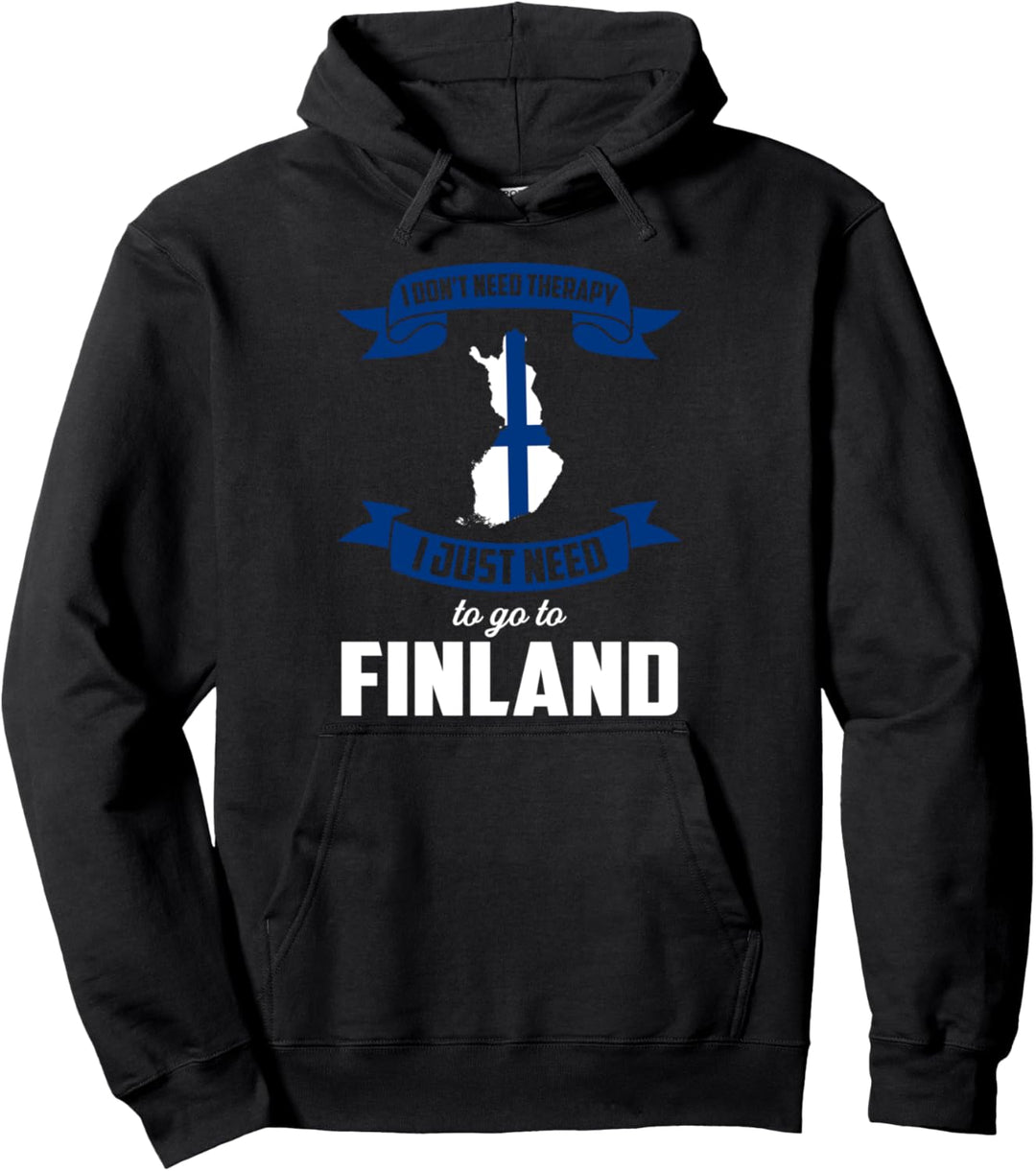 Ich muss nur nach Finnland Finnland gehen Pullover Hoodie