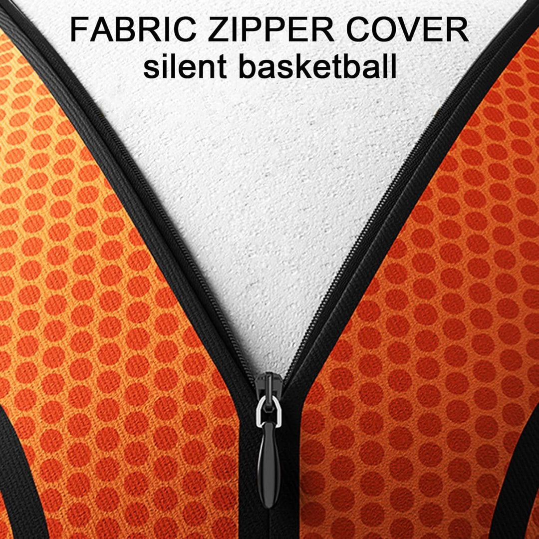 Silent-Basketball, Grösse 7. (9,5 Zoll), hochelastischer Airless-Basketball, abnehmbarer Schaumstoff