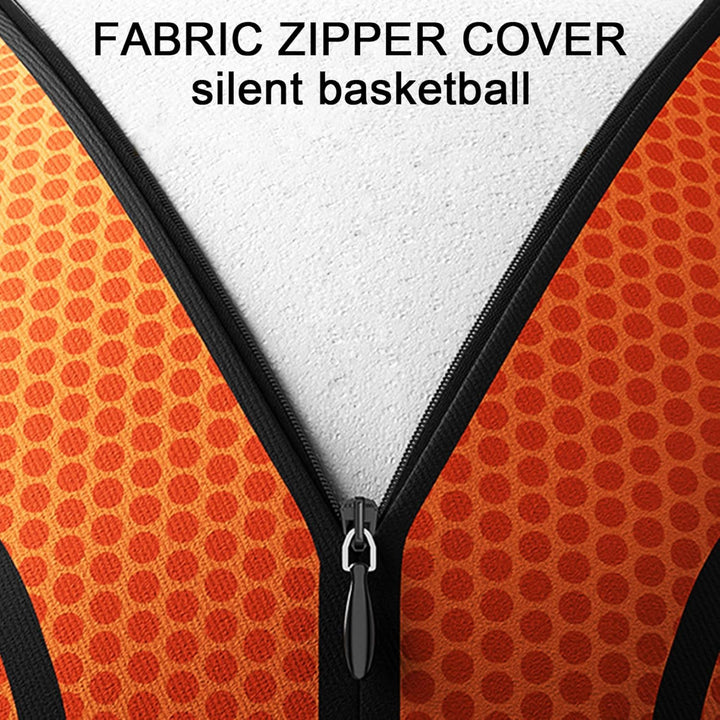 Silent-Basketball, Grösse 7. (9,5 Zoll), hochelastischer Airless-Basketball, abnehmbarer Schaumstoff