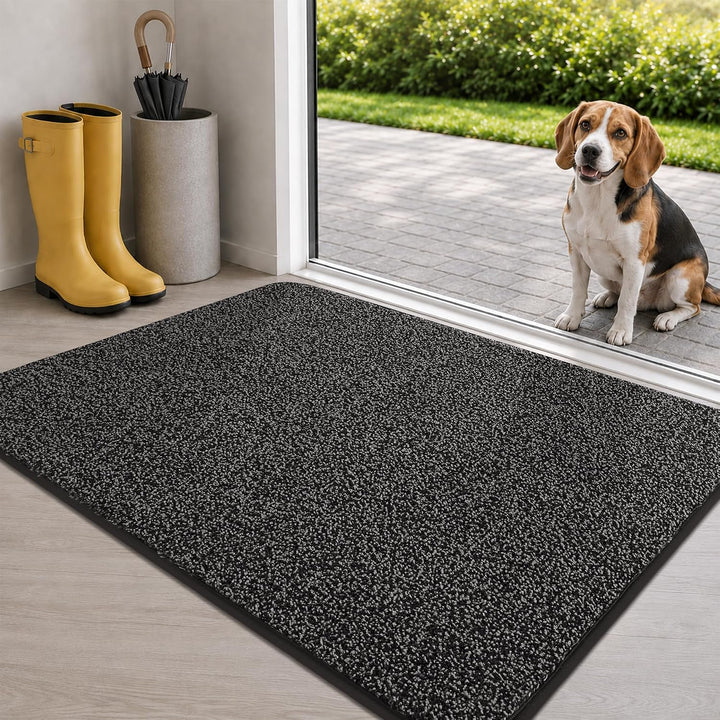 COSY HOMEER Fussmatte Innen 50 x 80 cm, Anthrazit Anthrazit 50 x 80 cm (Rechteckig), Anthrazit 50 x