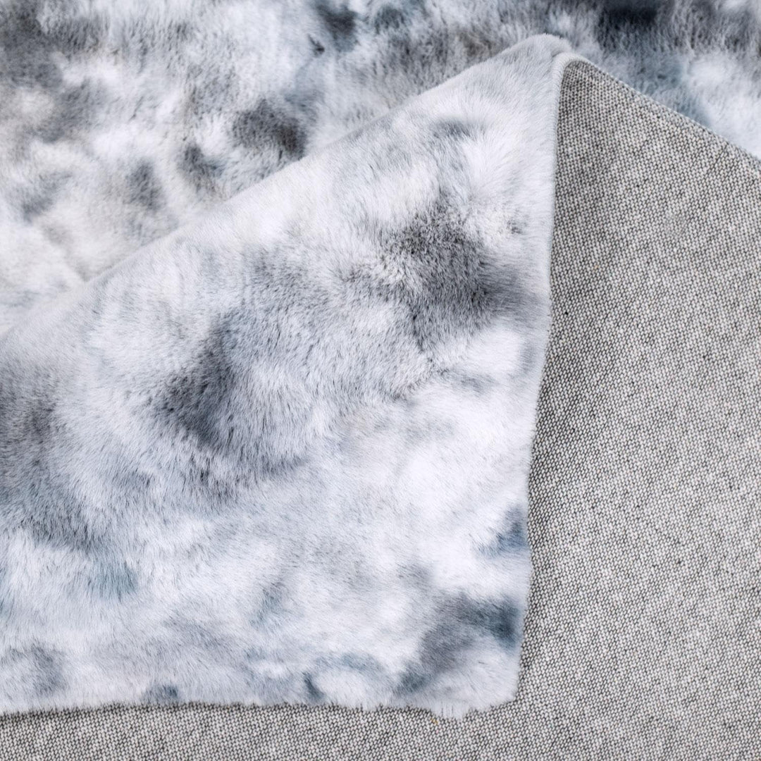 carpet city Teppich Hochflor Wohnzimmer - Einfarbig Grau-Silber 120x170 cm Rechteckig - Weicher Wohn