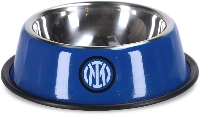 Only4fan S.r.l. PETBOWLSET18INTER, Unisex-Erwachsene Hunde- und Katzen-Set, Schwarz, Grösse M