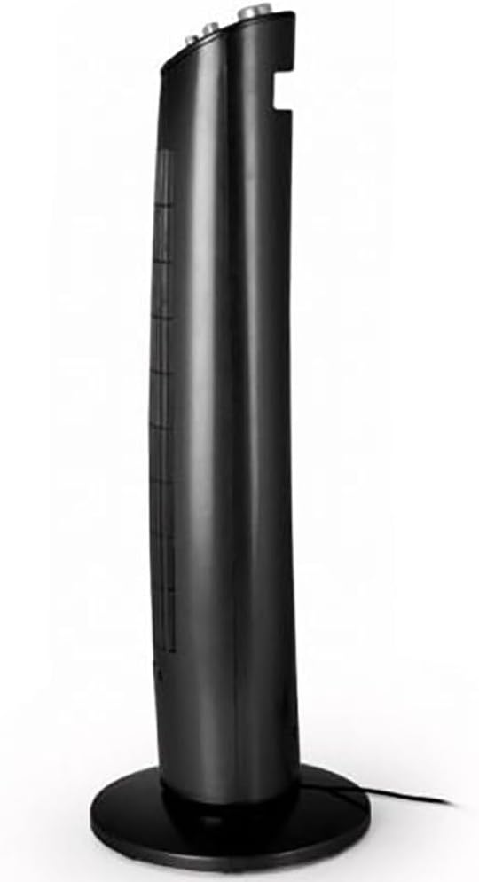 Orbegozo TW 0800 - Turmventilator mit Timer, Fach für Essenzen, drei Stufen, Drehbewegung, 60 W, Sch
