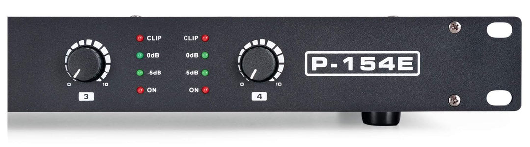 Pronomic P-154E MKII Endstufe - 4-Kanal Endstufe - Leistung RMS/4 Ohm: 4x 150 Watt - Besonders geeig