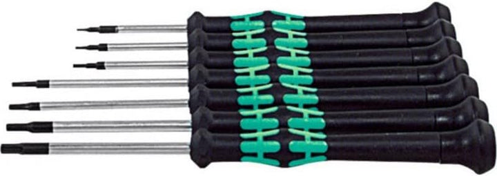 6-kant-Elektronik-Schraubendreher-Satz Kraftform Micro 7 WERA
