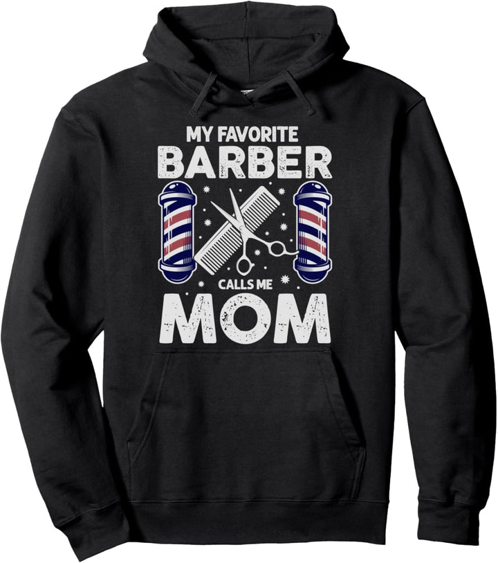 Mein Lieblingsfriseur nennt mich Mama! Friseur Geschenk Pullover Hoodie